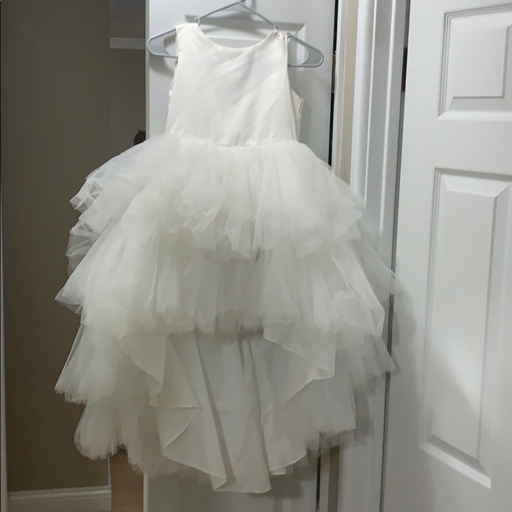 White Flower Girl dress